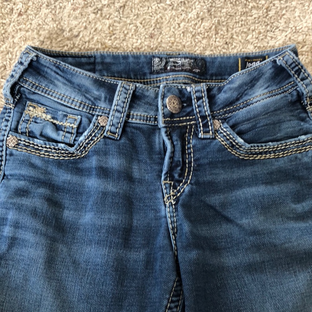 Silver jeans